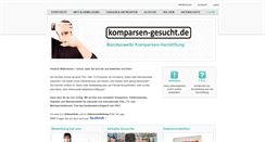 Desktop Screenshot of komparsen-gesucht.de